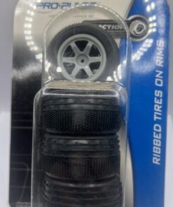 Pro-Pulse Racing High Performance RC Ribbed Tires On Rims Pro Pulse