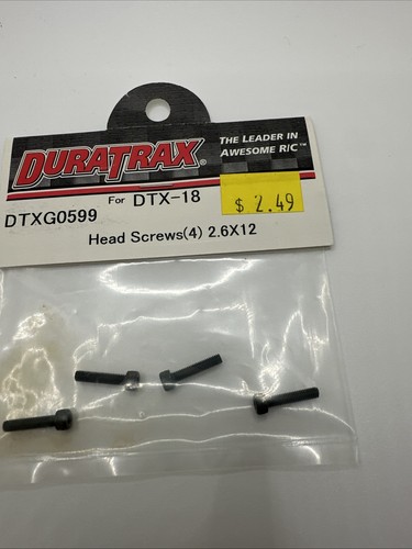 DURATRAX - ROUND HEAD MACHINE SCREW 4x12 mm (10) - Model # DTXC4207 - Image 3