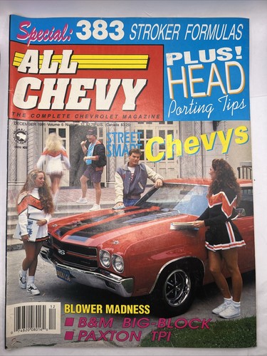 All Chevy Magazine December 1991 Back Issue