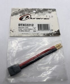 Duratrax Battery Lead Star Fem Plug to 4mm Male Bullet DTXC2212