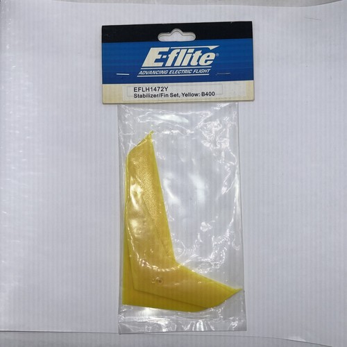 E-FLITE EFLH1472Y = YELLOW STABILIZER / FIN SET: B400 (NEW)