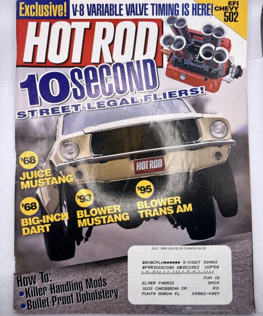Hot Rod Magazine July 1999 Issue