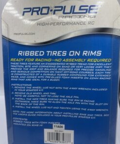 Alternative view of Pro-Pulse Racing High Performance RC Ribbed Tires On Rims Pro Pulse