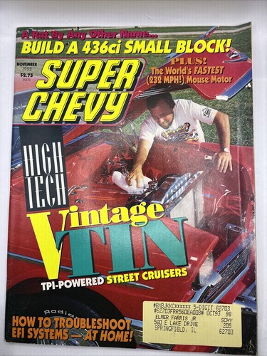 Super Chevy Magazine November Issue 1992