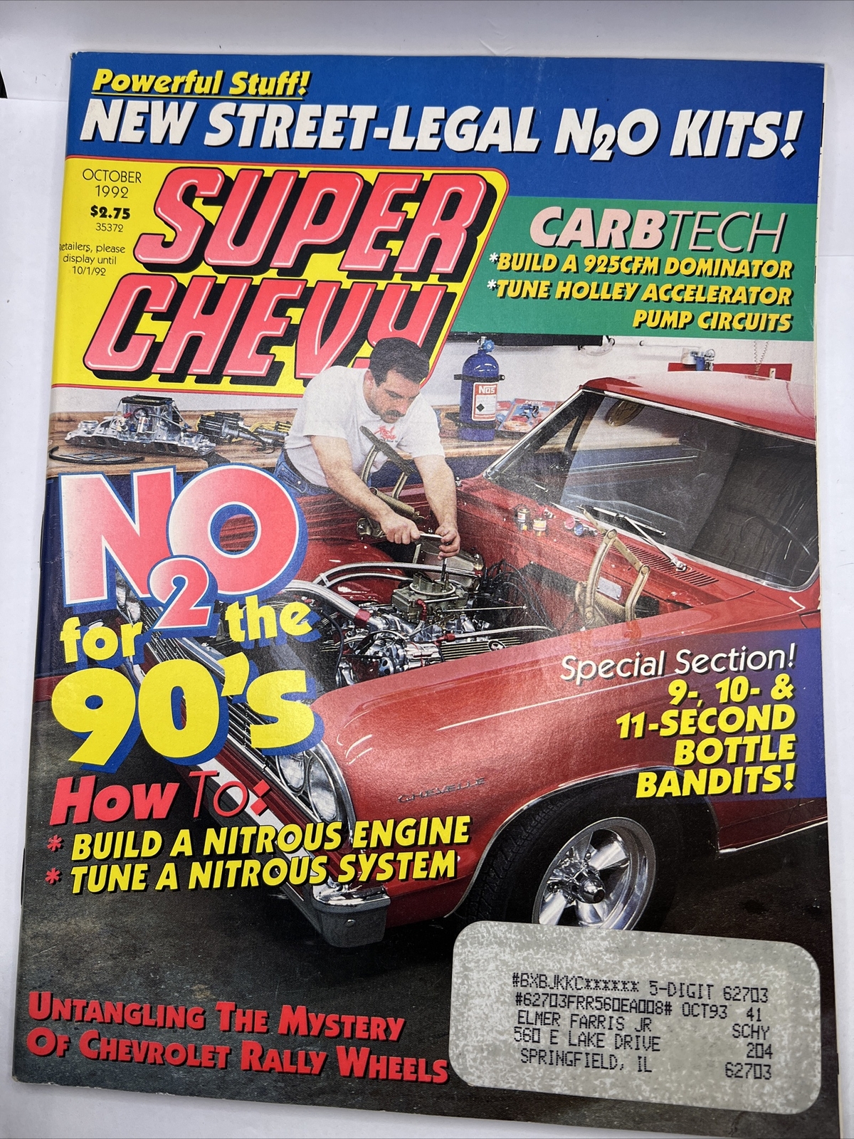 Super Chevy Magazine October Issue 1992