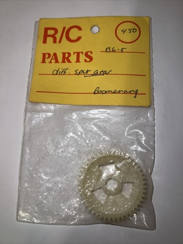 Tamiya Boomerang Diff Spur Gear part bag. NOS B6-5 Vintage Rc Car Part