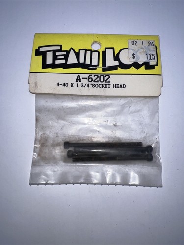 Team Losi Socket Head Machine Screws 4-40x 1 3/4" Rc Hardware Vintage A-6202