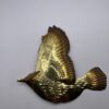 Vintage Home Interiors Brass Flying Bird Swallow 4.5" HOMCO