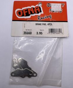 Vintage RC Car Buggy Ofna 36660 Brake Pad (4) Titan X1-CR CRT Old Stock NIB 