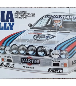Tamiya RC 1/10 Lancia 037 Rally 4WD Kit TA02S Chassis w/ Motor & ESC #58654-60A