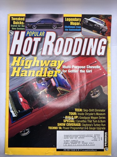 Popular Hot Rodding Magazine April 2000 Issue