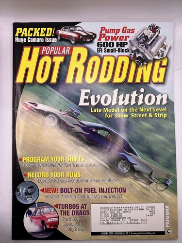 Popular Hot Rodding Magazine January 2000 Issue