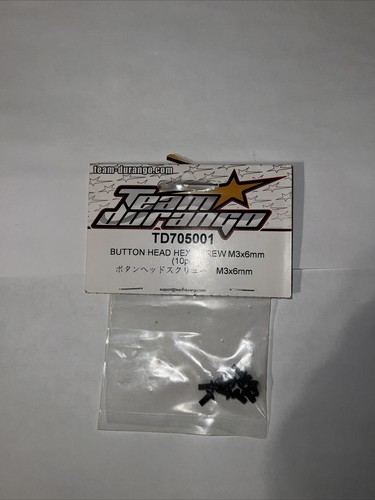 TD705001 FLAT HEAD HEX CS SCREW M3X30MM (10PCS) TEAM DURANGO