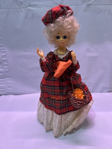 1986 Brinn's Doll September "Musical Calendar Miss"  September Song, Vintage