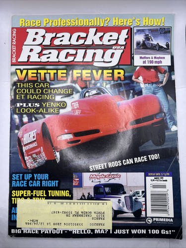 Bracket Racing Magazine March 1999 Back Issue