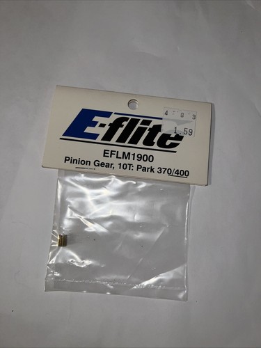 EFlite EFLM1900Pinion Gear, 10T: Park 370/400 Orignal New Part