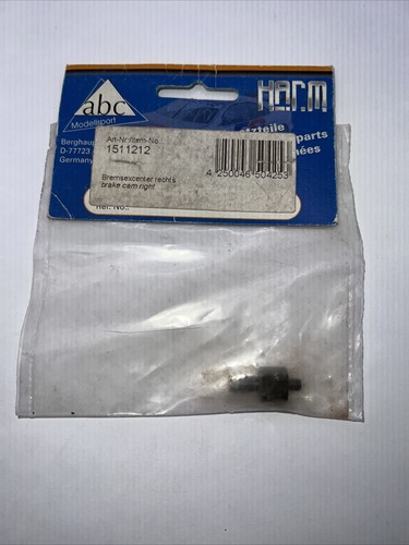 Modellsport ABC Harm 1511212 Brake Cam Right New OEM Vintage Rc Car Part