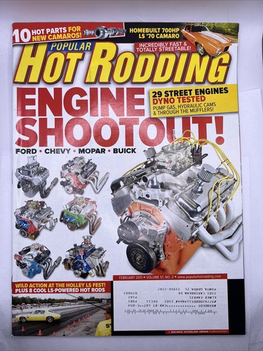 Popular Hot Rodding Magazine February 2011 Issue