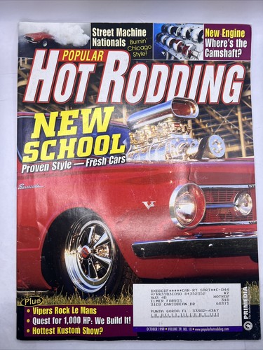 Popular Hot Rodding Magazine October 1999 Back Issue