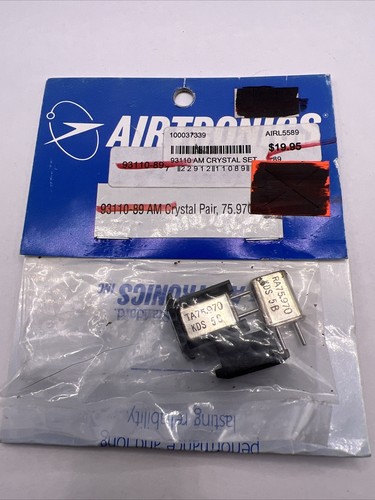 Vintage Airtronics 93110-80 AM Crystal Pair, 75.790 MHz New Old Stock