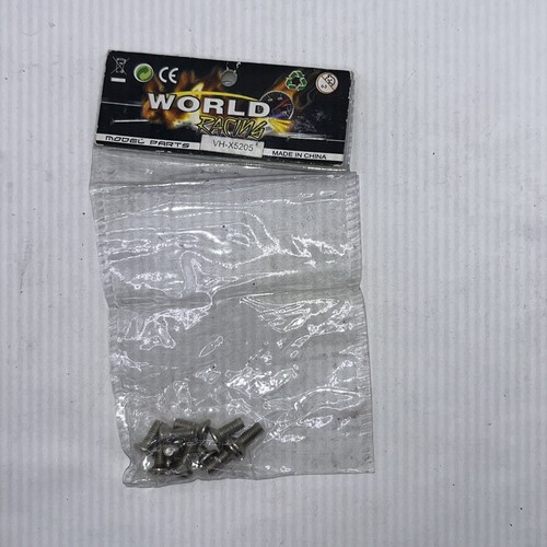 World Racing Rc Parts Screw Bag  VH-X5205 Vintage Rc Car Parts
