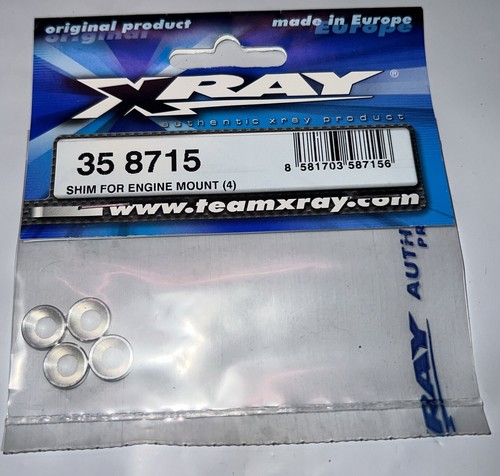 Xray Rc Car Parts Shim For Engine Mount (4) 35 8715 Vintage Rc Car Parts