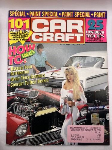 Car Craft Magazine April 1991 Issue