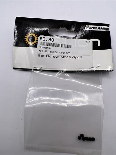 Helion HLNA0920 Set Screw M3*3 6pcs Vintage Rc Car Parts