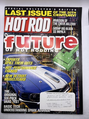Hot Rod Magazine December 1999 Issue