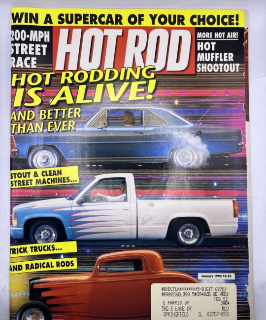 Hot Rod Magazine January 1992 Issue