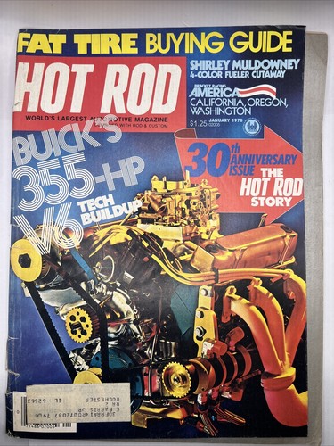 Hot Rod Magazine January Issue 1978