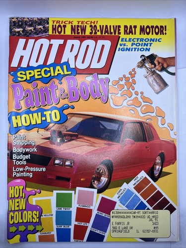 Hot Rod Magazine March 1991 Issue