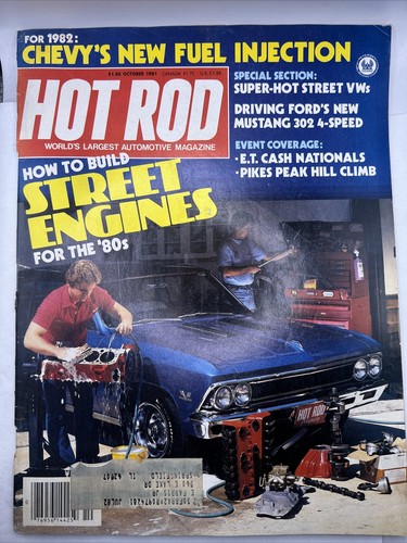 Hot Rod Magazine October 1981 Vintage Issue