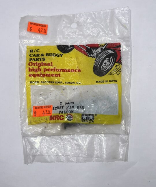 NOS Vintage Original Tamiya MRC X9909 Screw Hinge Pin Bag The Falcon