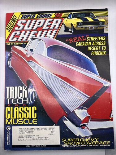 Super Chevy Magazine August Issue 1999