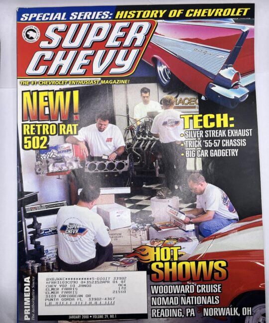Super Chevy Magazine January 2000 Issue (History Of Chevy)