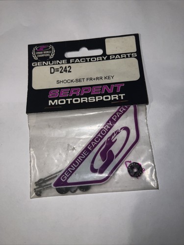 Vintage Rc Car Serpent D=242 Shock Set FR+RR Key