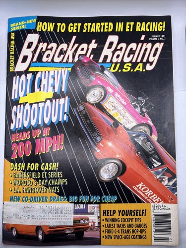 Bracket Racing USA Magazine  Summer 1991 Back Issue