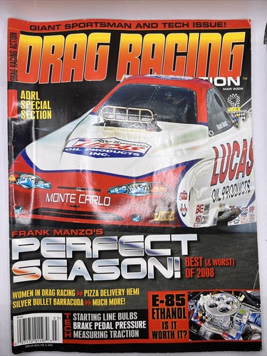 Drag Racing Action Magazine March 2009 Issue