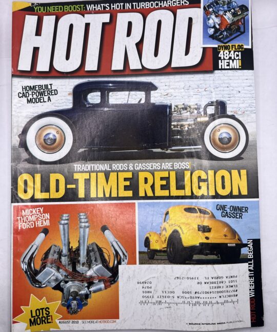 Hot Rod Magazine August 2010 Issue