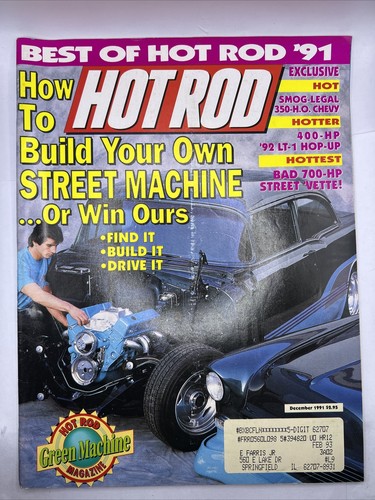 Hot Rod Magazine December 1991 Issue