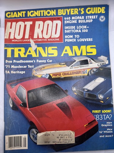 Hot Rod Magazine May 1982 Vintage Issue