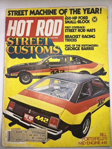 Hot Rod Magazine October Issue 1978