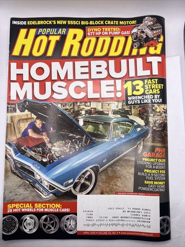 Popular Hot Rodding Magazine April 2010 Back Issue
