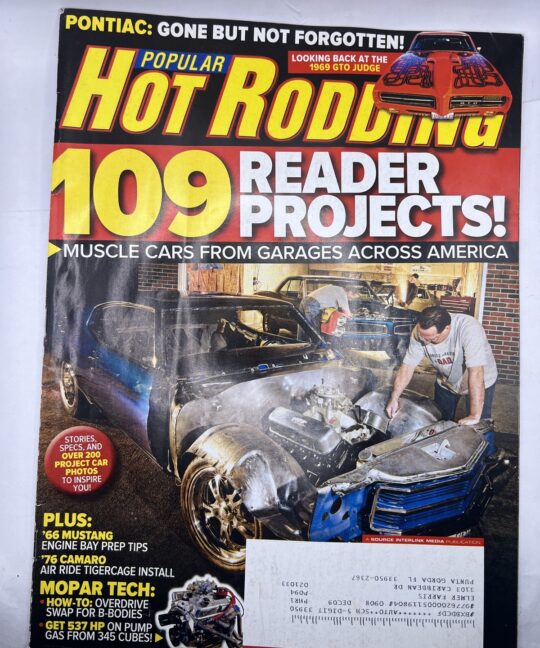 Popular Hot Rodding Magazine August 2009 Back Issue