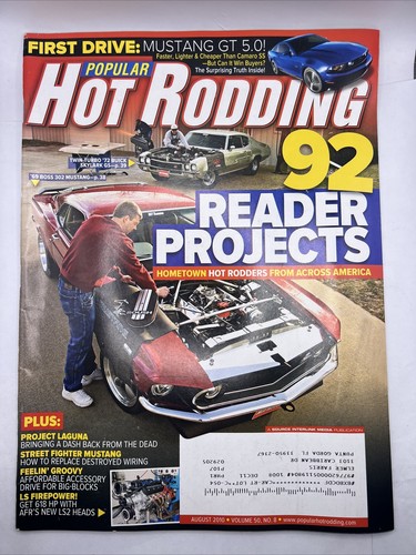 Popular Hot Rodding Magazine August 2010 Back Issue