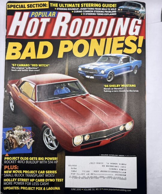Popular Hot Rodding Magazine June 2010 Back Issue