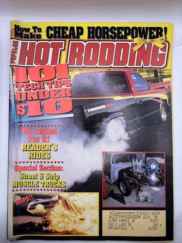 Popular Hot Rodding Magazine March 1991 Issue