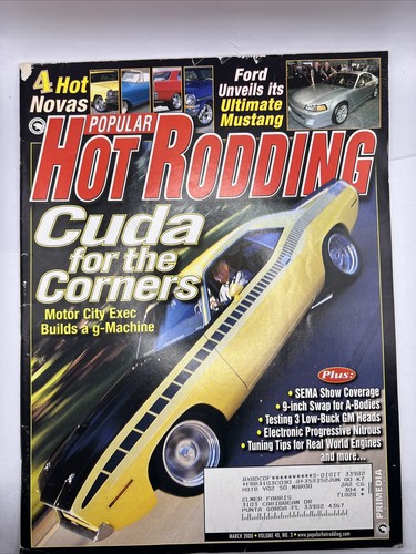 Popular Hot Rodding Magazine March 2000 Issue