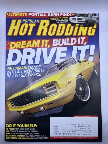 Popular Hot Rodding Magazine May 2009 Back Issue